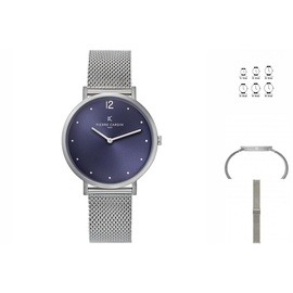 Pierre Cardin Uhr CBV.1019 Belleville Simplicity Unisex Armbanduhr Silber