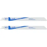 WOLFCRAFT Säbelsägeblatt Holz/Stahlprofile 5-190 mm 2 Stück