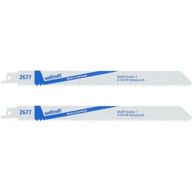 WOLFCRAFT Säbelsägeblatt Holz/Stahlprofile 5-190 mm 2 Stück