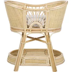 Stubenbett Rattan LAGRASSE 50 x 70 cm Naturfarben