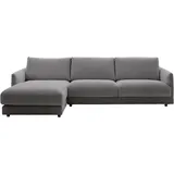 Schöner Wohnen Ecksofa "Garbo, L-Form, Breite 292 cm", grau (schwarz, grau), B:292cm H:85cm T:170cm, 88% Polyester, 12% Polyacryl, SCHÖNER WOHNEN-KOLLEKTION, Sofas, Ecksofa, 5 Jahre Hersteller-Garantie