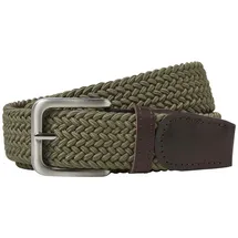 JACK & JONES Gürtel JACSPRING Leder grün 90
