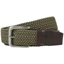 JACK & JONES Gürtel JACSPRING Leder grün 90