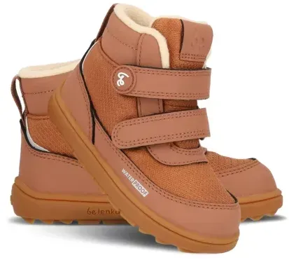Be Lenka Kinder Winter-Barfußschuhe Zippu Kids - All Brown 26