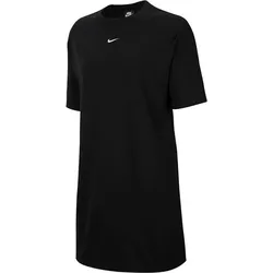 NIKE Damen Kleid W NSW ESSNTL DRESS, BLACK/WHITE, XS