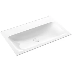 Waschbecken evo, 3x Bohrung, 811 mm, weiss