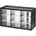 Stanley Kleinteilemagazin Kunststoff 36,5 x 21,3 x 16 cm schwarz/transparent 9 Schubladen