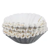 Kaffeefilter – 100 Stück Kaffeefilterpapier | Schüsselförmiger Kaffeebereiterfilter | Weißer Kaffeefilter | Teefilterpapier für Edelstahl- und Glas-Kaffeemaschinen