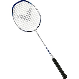 Victor Badmintonschläger Wavetech 9 für Anfänger und ambitionierte Spieler, in weiß/blau