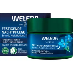 Weleda Blauer Enzian & Edelweiss Festigende Nachtpflege - nährt intensiv & mindert tiefe Falten