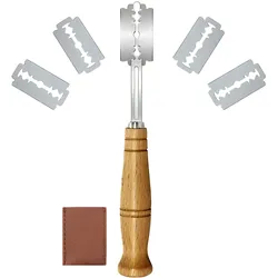Layba Brotmesser Bäckermesser Set. Mustermalen Teigmesser Backzubehör Teig schneiden