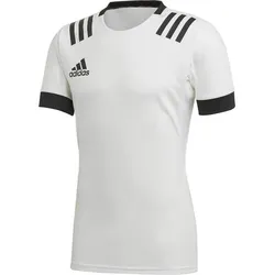 ADIDAS adidas Herren 3-Streifen Trikot, WHITE/BLACK, M