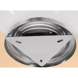 esotec Kugelleuchte Kunststoff, Metall ⌀40cm 1x Fernbedienung weiß