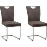 Niehoff Esszimmerstuhl Top Chairs Mikrofaser grau 2er Set