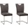 Niehoff Esszimmerstuhl Top Chairs Mikrofaser grau 2er Set