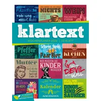 Ackermann Klartext Sprüchekalender Wochenplaner 2026 Ackermann Kunstverlag GmbH /
