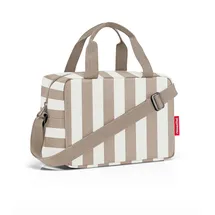 Reisenthel coolerbag-to-go summerstripes Coffee - Kleine Lunch-Kühltasche zum Umhängen –Ideal für Picknicks, das Büro und unterwegs