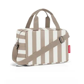Reisenthel Kühltasche 3 Liter COOLERBAG TO-GO summerstripes Coffee - Kleine Lunch-Kühltasche zum Umhängen –Ideal für Picknicks, das Büro und unterwegs