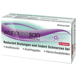 WUNDPROSAN Procto Suppositorien 10 St Suppositorien