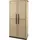 Art Plast Kunststoffschrank Steel 70 x 165 x 39,5 cm Beige/Mokka_braun