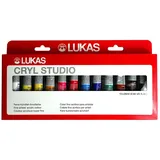 Lukas Cryl Studio Acrylfarben 12 St. 20 ml sortierte Farben