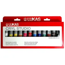 Lukas Cryl Studio Acrylfarben 12 St. 20 ml sortierte Farben