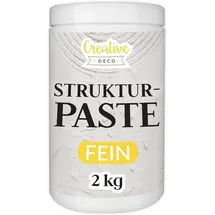 Creative Deco Malpaste Strukturpaste Weiß 2 l