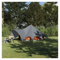 vidaXL Teepee Zelt für 3 Personen Grau/Orange