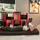 X Rocker Crash Pad JR Gaming-Stuhl schwarz/rot