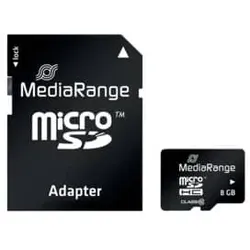 MEDIARANGE Speicherkarte MicroSDHC 8GB MR957 Class10