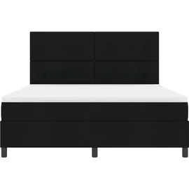 vidaXL Boxspringbett 180 x 200 cm Schwarz