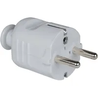 PCE Schutzkontaktstecker PP 2SL T?lle zentral IP20 grau