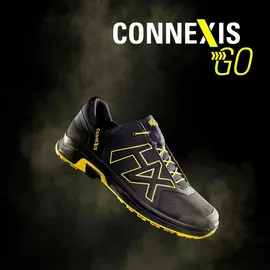 Haix CONNEXIS Go GTX low grey-lightning Gr. 41 - grau/gelb