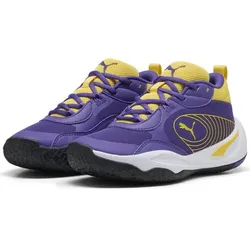 Puma Playmaker Pro JR team violet-pelé yellow (09) 4