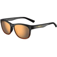 Tifosi Swank Sonnenbrille mit einer Linse: klassisches Design, langlebig und bruchsicher für den täglichen Gebrauch (Brown Fade, Brown) - Einheitsgröße