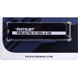 Patriot P400 Lite 1TB, M.2 2280 / M-Key / PCIe 4.0 x4, Kühlkörper (P400LP1KGM28H)