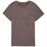 Puma Tad Essential Heather Logo Tee braun S