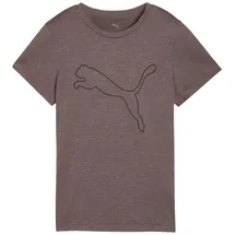Puma Tad Essential Heather Logo Tee braun S