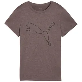 Puma Tad Essential Heather Logo Tee braun S