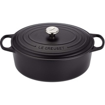 Le Creuset Signature Bräter 35 cm oval schwarz glänzend