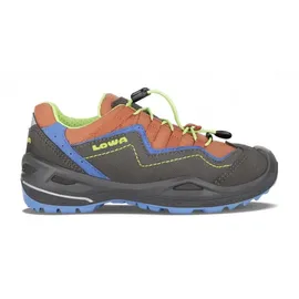 Lowa Multifunktionsschuhe Robin EVO GTX Low (wasserdicht, Veloursleder) Wanderschuh grau 24 EU