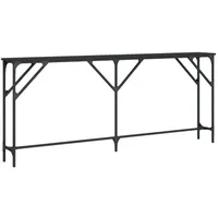 VidaXL Konsolentisch Schwarz 180x23x75 cm Holzwerkstoff