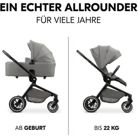 hauck Move N Care Set Multifunktionales Kinderwagen-Set, Farbe: Dark Grey