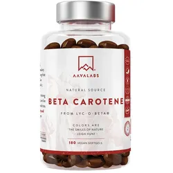 AAVALABS Beta Carotin Vitamin A vegan 180 St