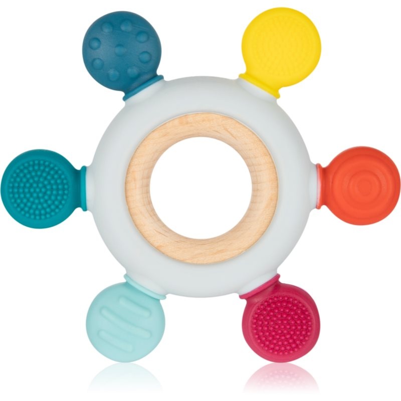 canpol babies Teethers Wood-Silicone Rudder Beißring 1 St.