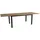 Brafab Lyon Ausziehtisch 194-252 x 92 x 76 cm Schwarz/Beige
