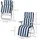 Outsunny Sonnenliege 60 x 75 x 102 cm Blau