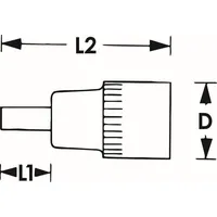 VIGOR Steckschlüsseleinsatz V2440N