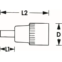 VIGOR Steckschlüsseleinsatz V2440N