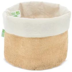 Brotkorb aus Baumwolle & Naturjute "Papua"